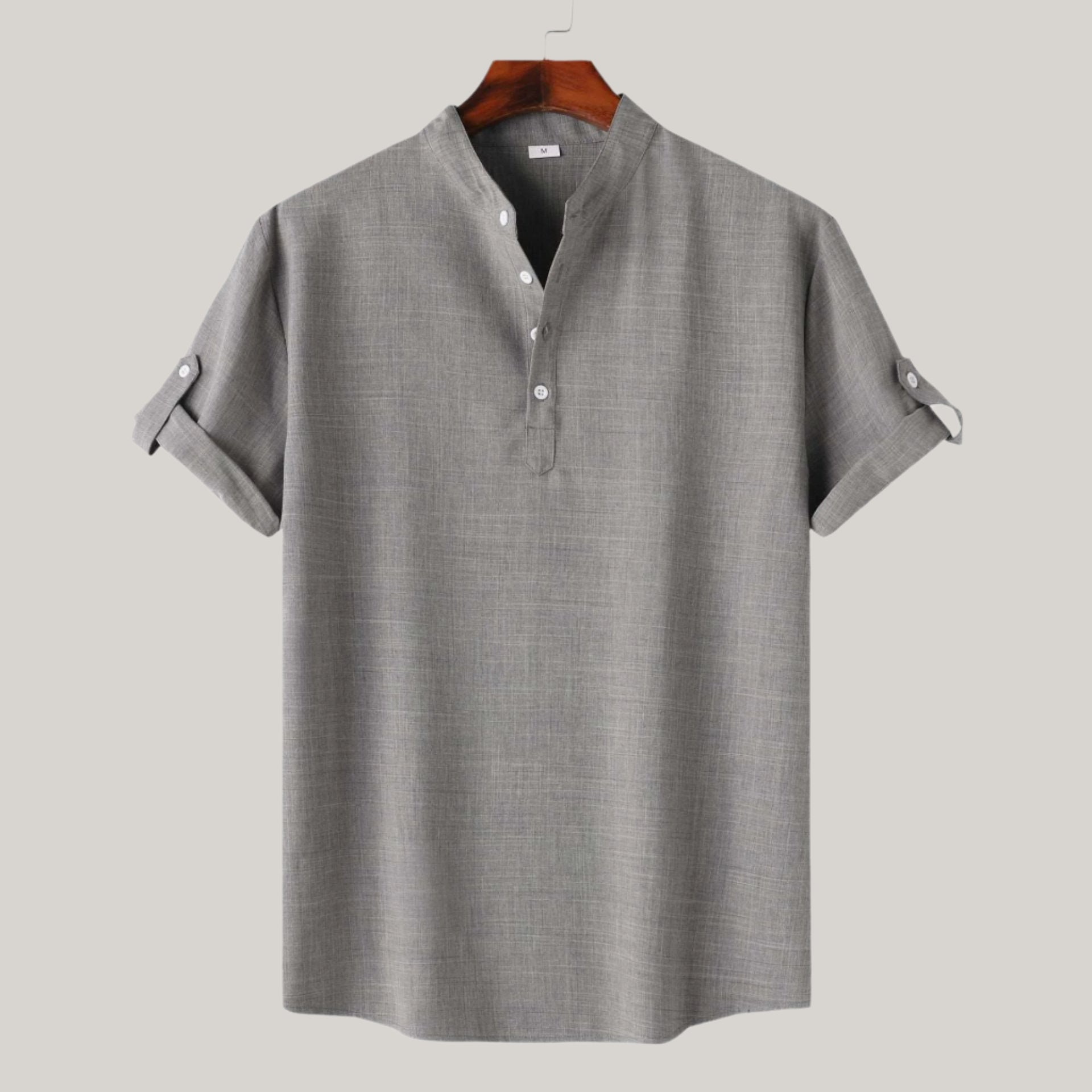 Men's Solid Color Short Sleeve Shirt - ChoreGirl