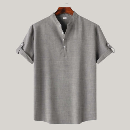 Men's Solid Color Short Sleeve Shirt - ChoreGirl