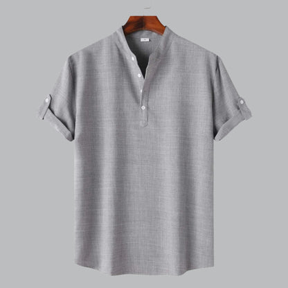 Men's Solid Color Short Sleeve Shirt - ChoreGirl
