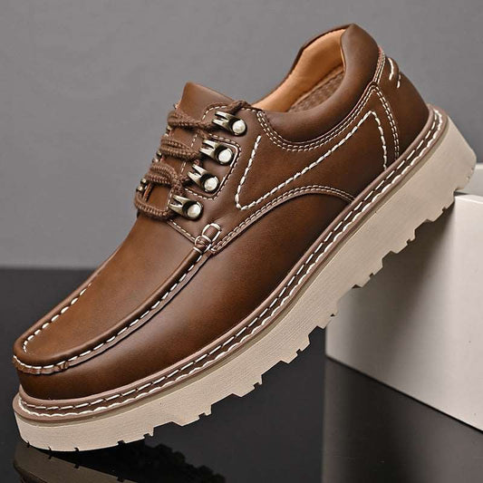 Men's Versatile Casual Genuine Leather Shoes - ChoreGirl