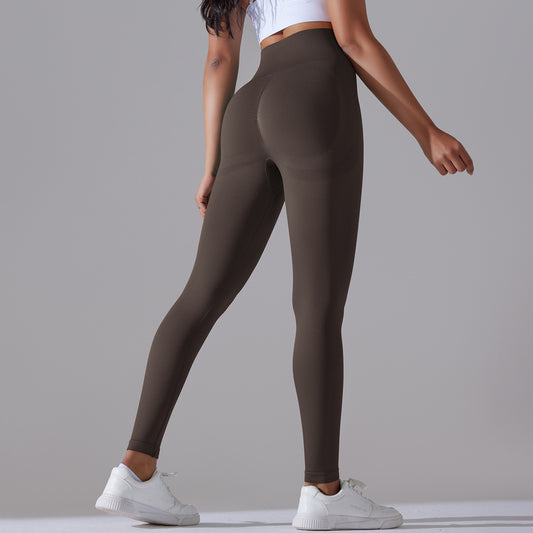 Women's Knitted High Waist Yoga Pants - ChoreGirl