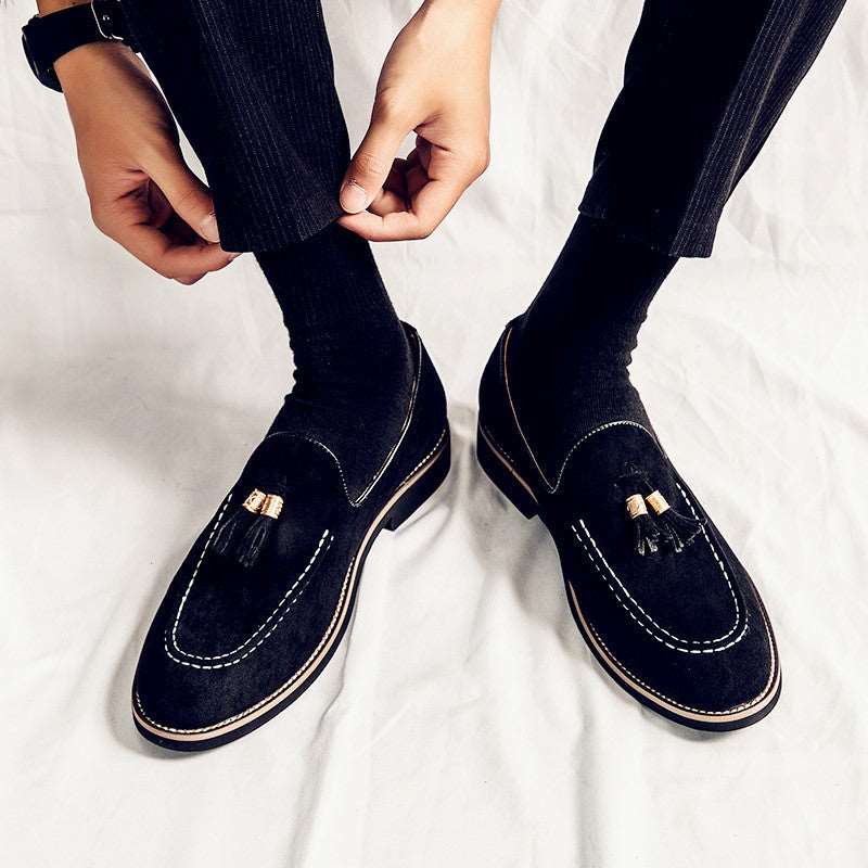 Men's Elegant Matte Leather Shoes - ChoreGirl