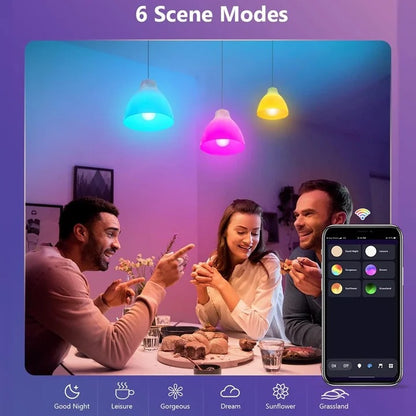 Bluetooth Smart Life Control Color Changing Bulb - ChoreGirl