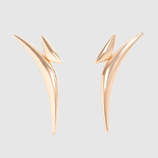 Women's Exaggerated Geometry Bold Triangle Stud Earrings - ChoreGirl