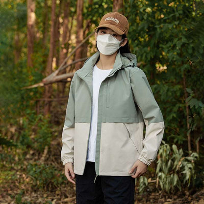 Unisex Couples Waterproof Outdoor Shell Jacket - ChoreGirl