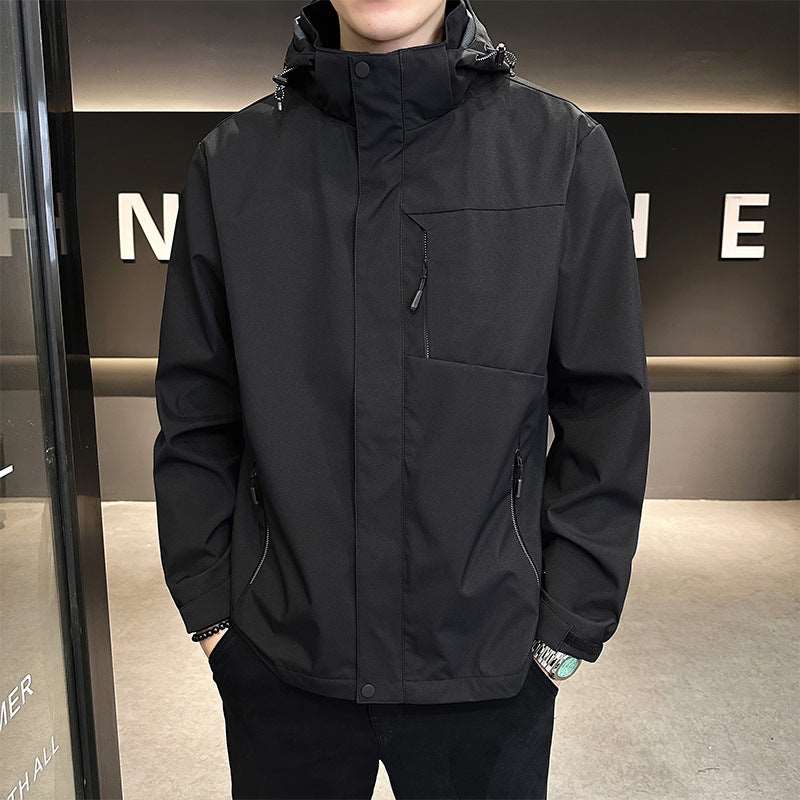 Men's Casual Zip-up Jacket - ChoreGirl