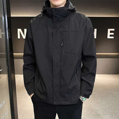 Men's Casual Zip-up Jacket - ChoreGirl