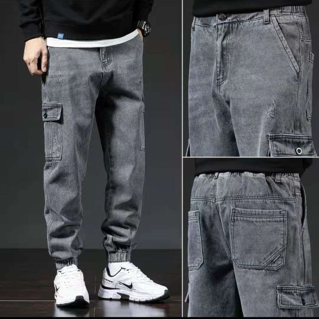 Men's Casual Multi-pocket Jeans - ChoreGirl