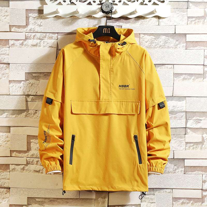 Men's Cotton Shell Pullover Jacket - ChoreGirl