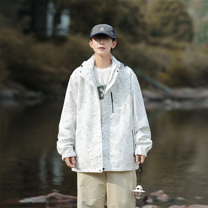 Men's Casual Zip-up Jacket - ChoreGirl