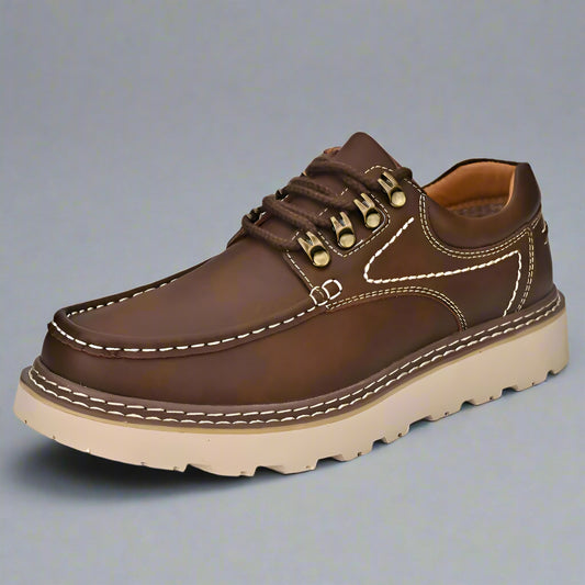 Men's Versatile Casual Genuine Leather Shoes - ChoreGirl