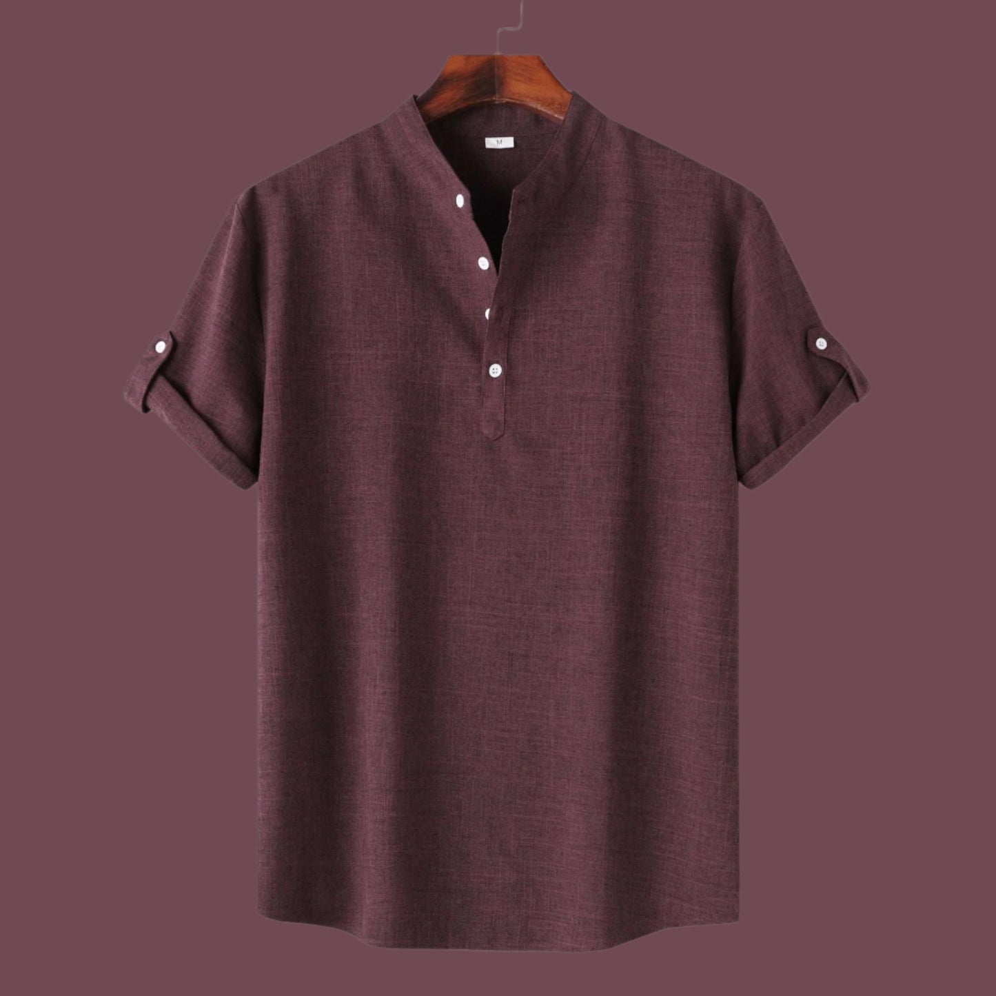 Men's Solid Color Short Sleeve Shirt - ChoreGirl