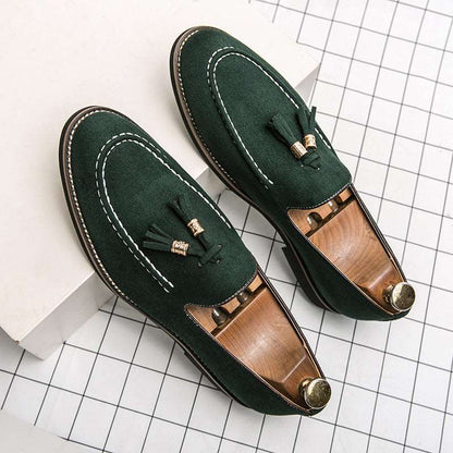 Men's Elegant Matte Leather Shoes - ChoreGirl