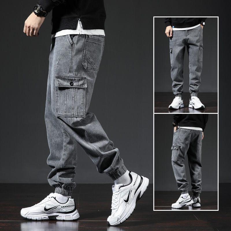 Men's Casual Multi-pocket Jeans - ChoreGirl
