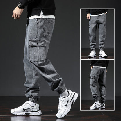 Men's Casual Multi-pocket Jeans - ChoreGirl