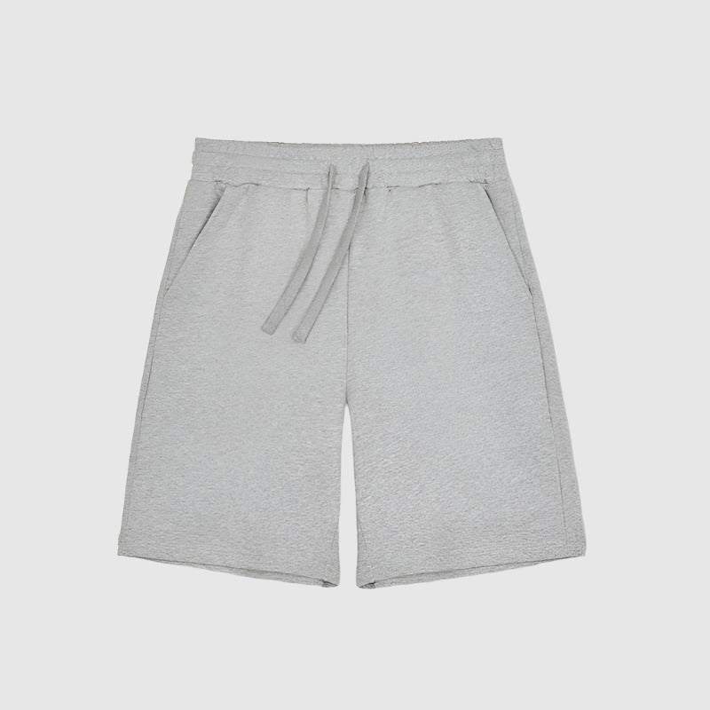 Men's Casual Loose Drawstring Heavy Cotton Shorts - ChoreGirl