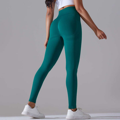 Women's Knitted High Waist Yoga Pants - ChoreGirl
