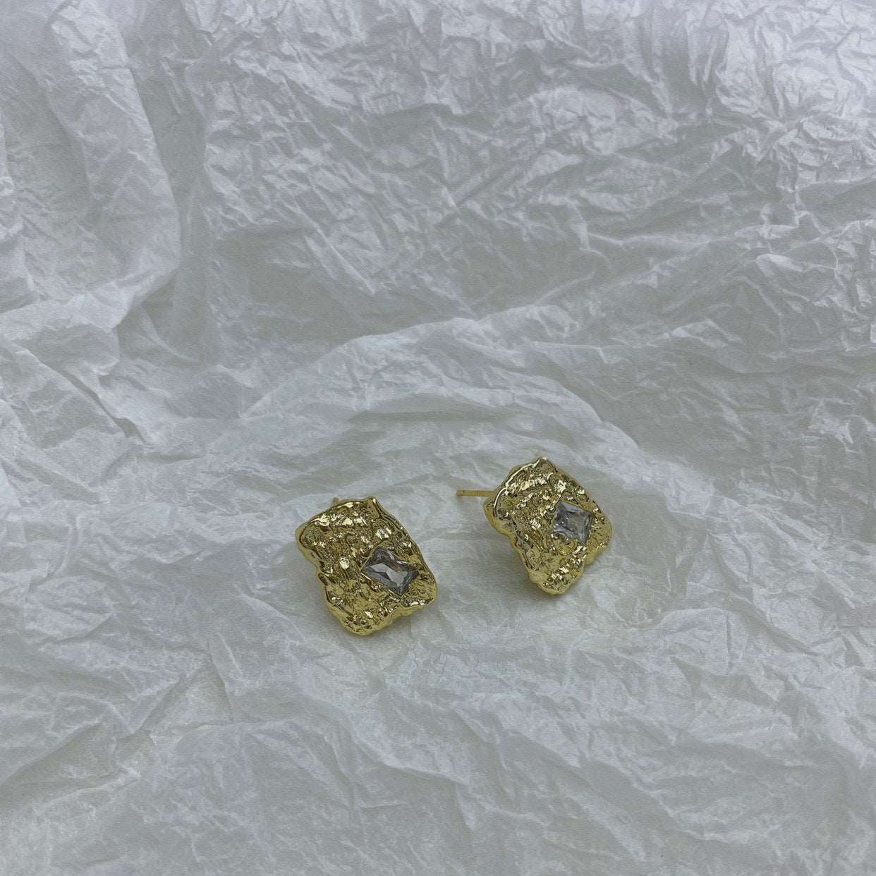 Women's Elegant Small Square Stud Earrings - ChoreGirl