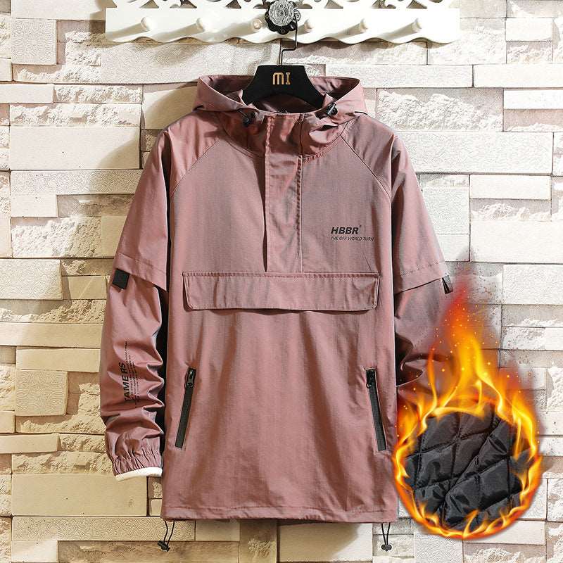 Men's Cotton Shell Pullover Jacket - ChoreGirl