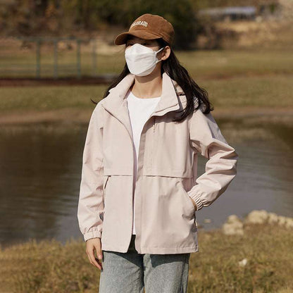 Unisex Couples Waterproof Outdoor Shell Jacket - ChoreGirl