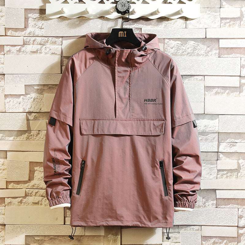 Men's Cotton Shell Pullover Jacket - ChoreGirl