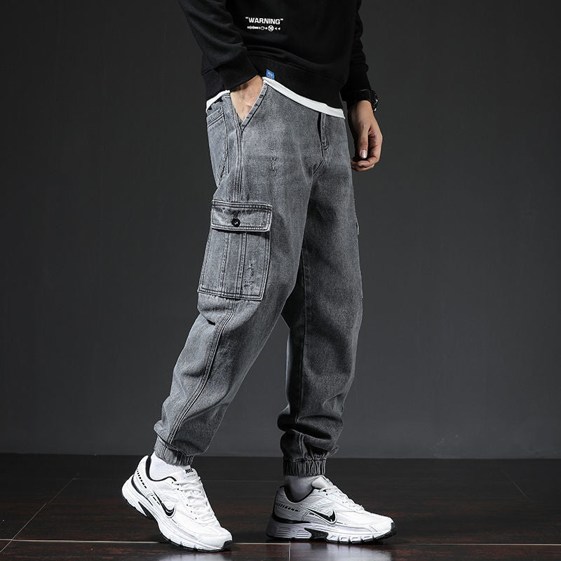 Men's Casual Multi-pocket Jeans - ChoreGirl