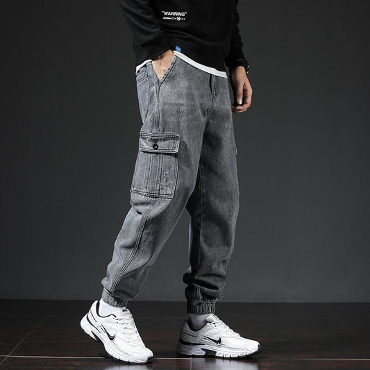 Men's Casual Multi-pocket Jeans - ChoreGirl