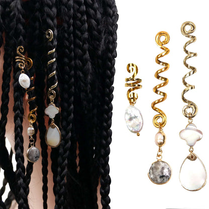 Women's Alloy Shell Dreadlocks Pendant Hair Accessories - ChoreGirl