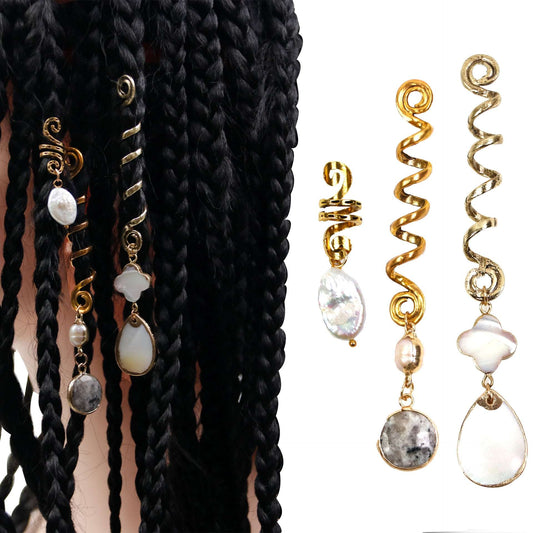 Women's Alloy Shell Dreadlocks Pendant Hair Accessories - ChoreGirl