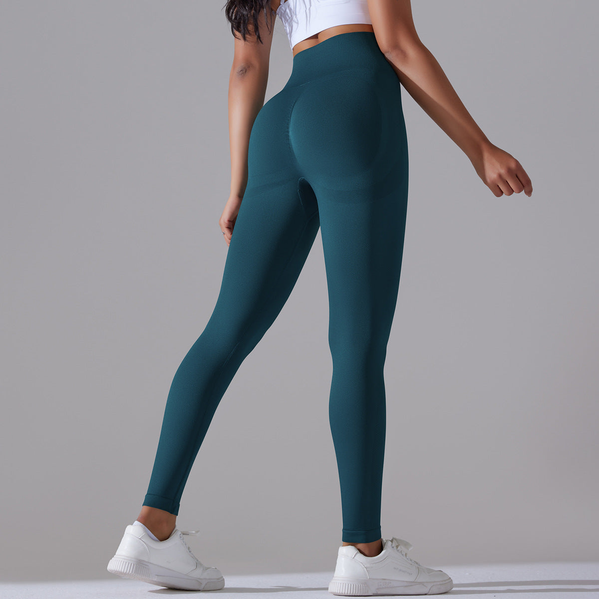 Women's Knitted High Waist Yoga Pants - ChoreGirl