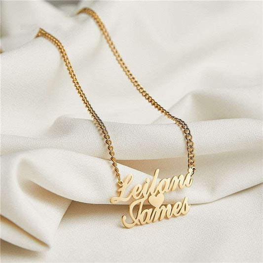 Personalized Custom Name Stainless Steel Necklace - ChoreGirl