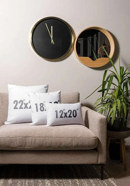 Custom Poinsettias And Pine Design Pillow Case (no insert pillow) | PERSONALIZED - ChoreGirl