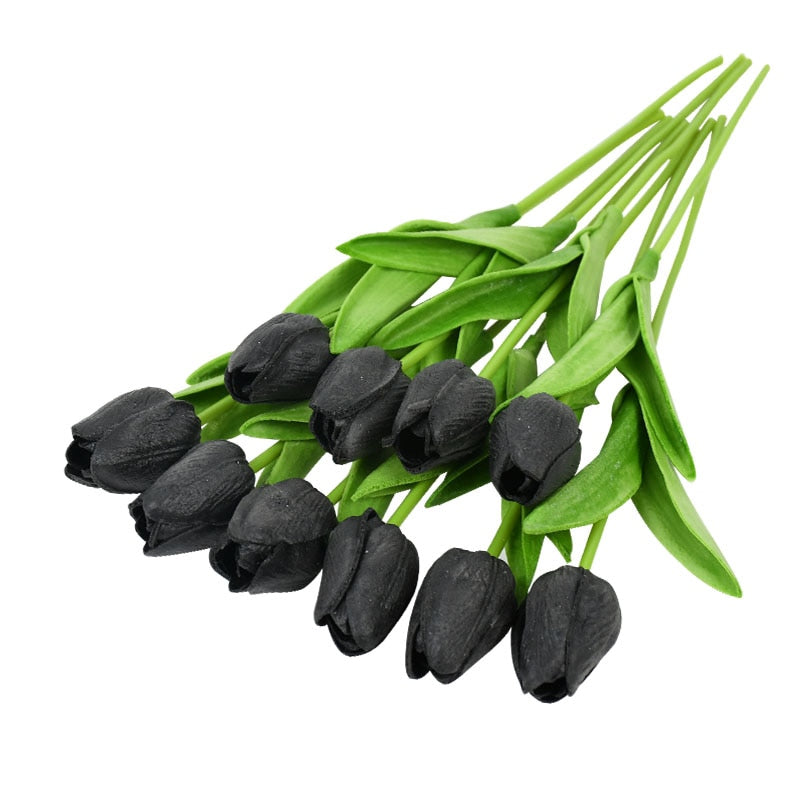 Artificial Tulip Flower Bouquet Decor - ChoreGirl