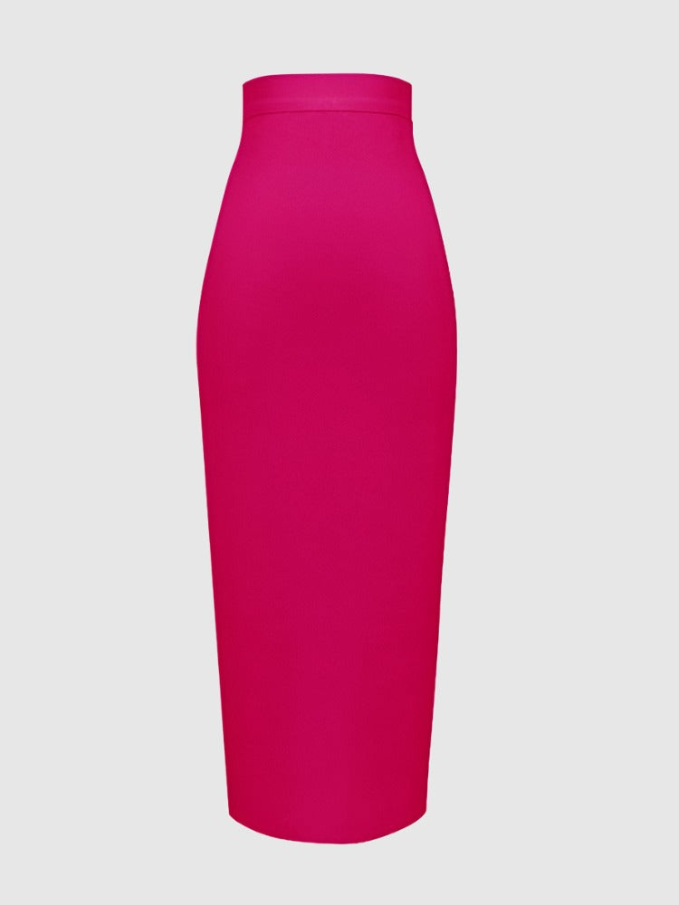 Women's Elegant Elastic Bandage Pencil Skirt - ChoreGirl