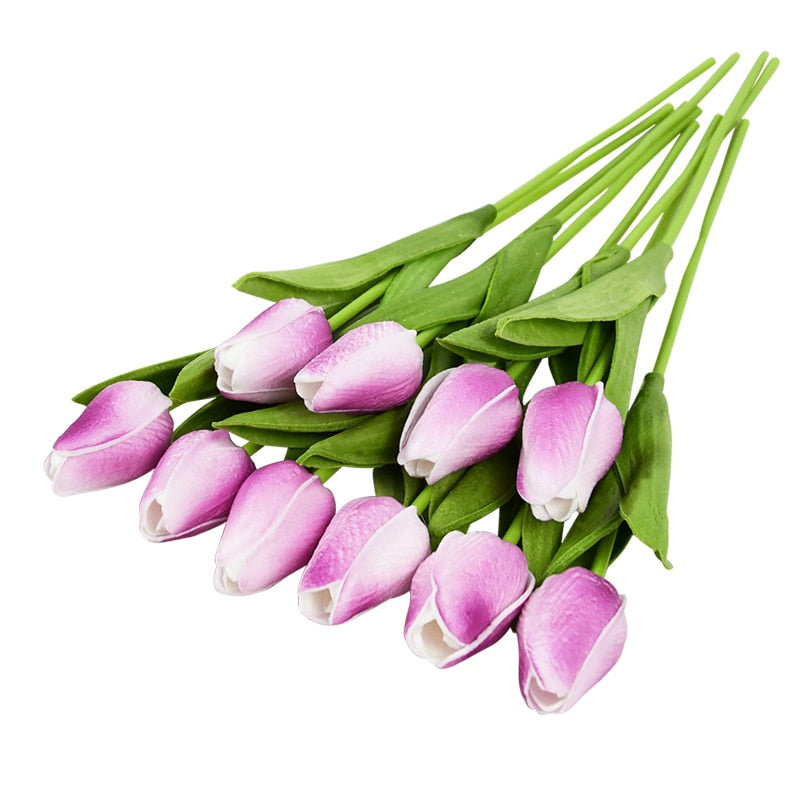 Artificial Tulip Flower Bouquet Decor - ChoreGirl