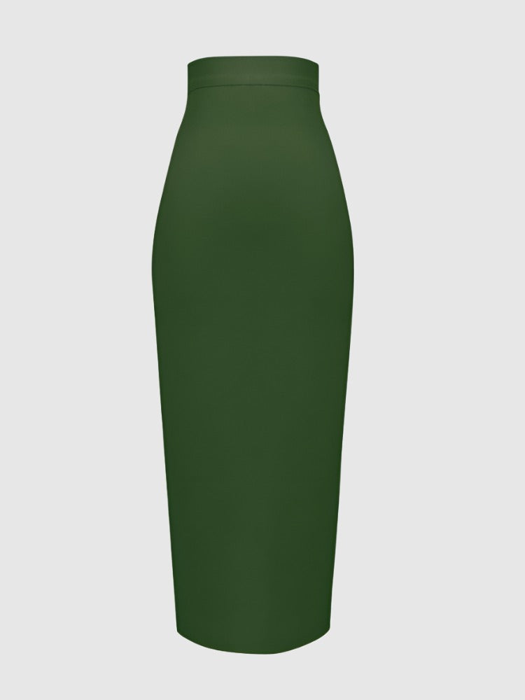 Women's Elegant Elastic Bandage Pencil Skirt - ChoreGirl