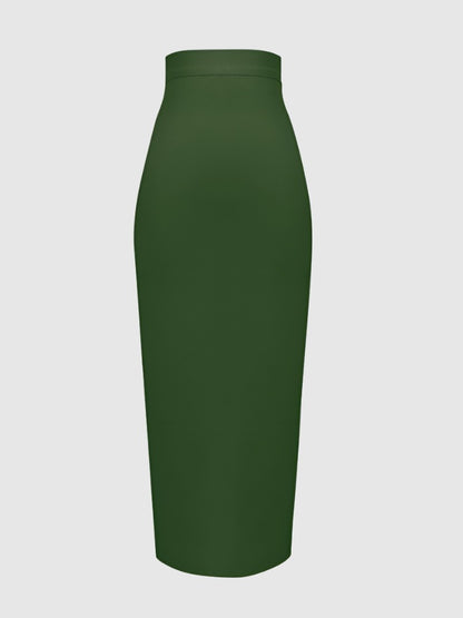 Women's Elegant Elastic Bandage Pencil Skirt - ChoreGirl