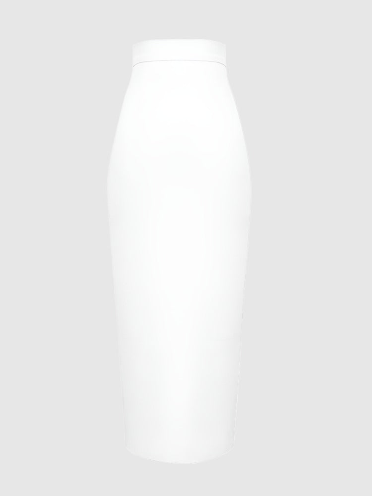 Women's Elegant Elastic Bandage Pencil Skirt - ChoreGirl