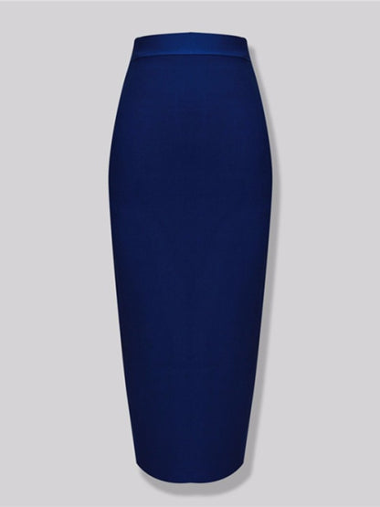 Women's Elegant Elastic Bandage Pencil Skirt - ChoreGirl