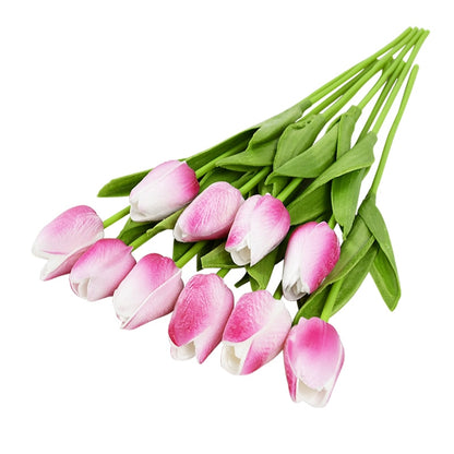 Artificial Tulip Flower Bouquet Decor - ChoreGirl