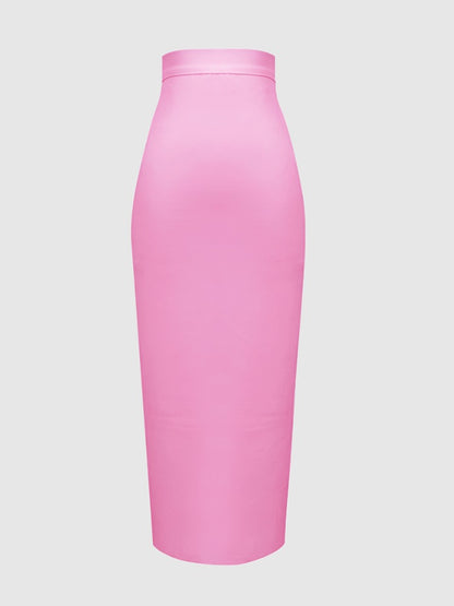 Women's Elegant Elastic Bandage Pencil Skirt - ChoreGirl