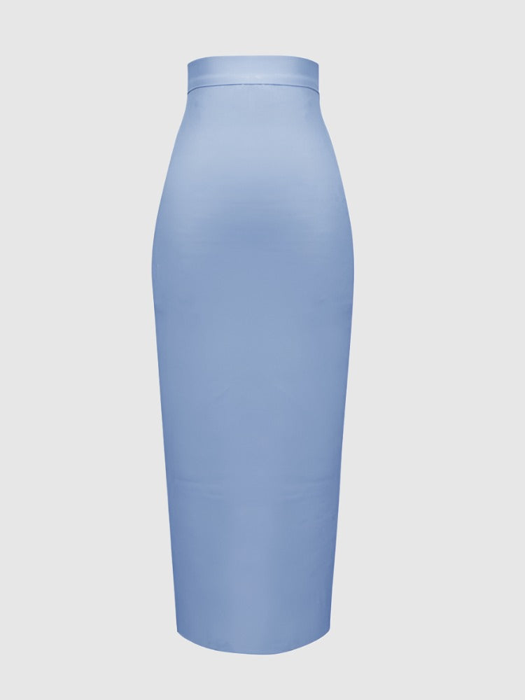 Women's Elegant Elastic Bandage Pencil Skirt - ChoreGirl