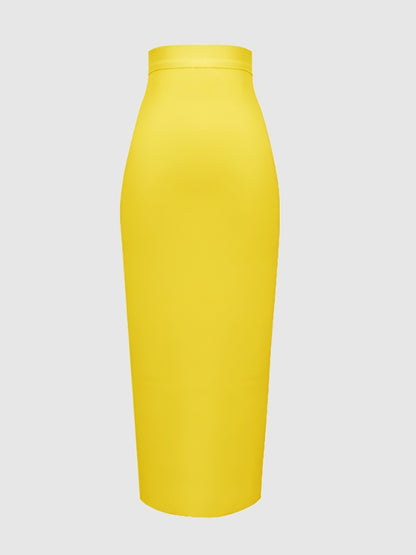 Women's Elegant Elastic Bandage Pencil Skirt - ChoreGirl