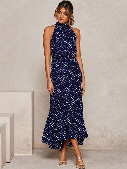 Women's Casual Long Strapless Sundress - ChoreGirl