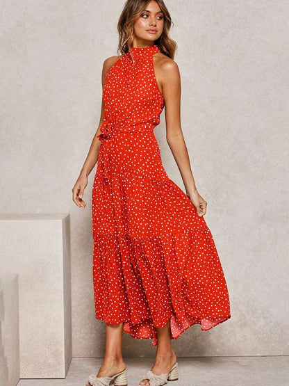 Women's Casual Long Strapless Sundress - ChoreGirl