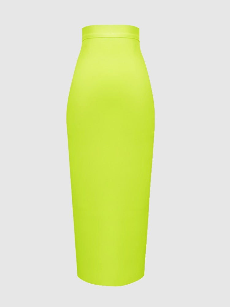 Women's Elegant Elastic Bandage Pencil Skirt - ChoreGirl