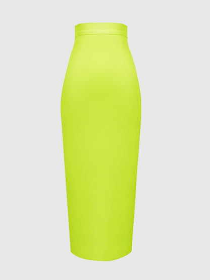 Women's Elegant Elastic Bandage Pencil Skirt - ChoreGirl