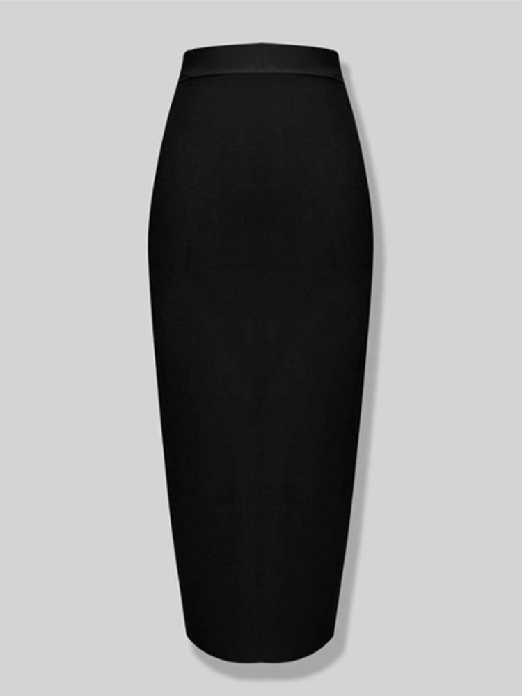 Women's Elegant Elastic Bandage Pencil Skirt - ChoreGirl