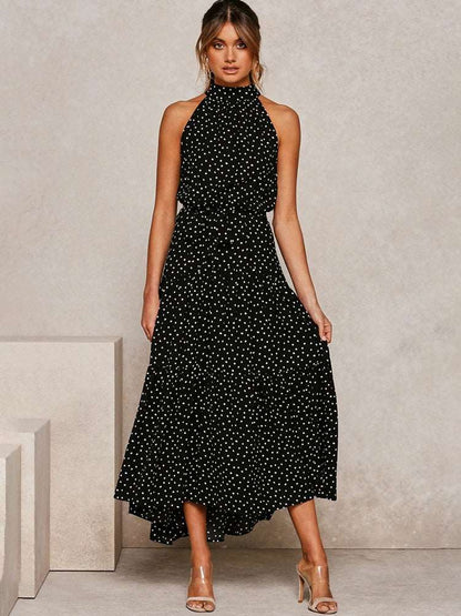Women's Casual Long Strapless Sundress - ChoreGirl