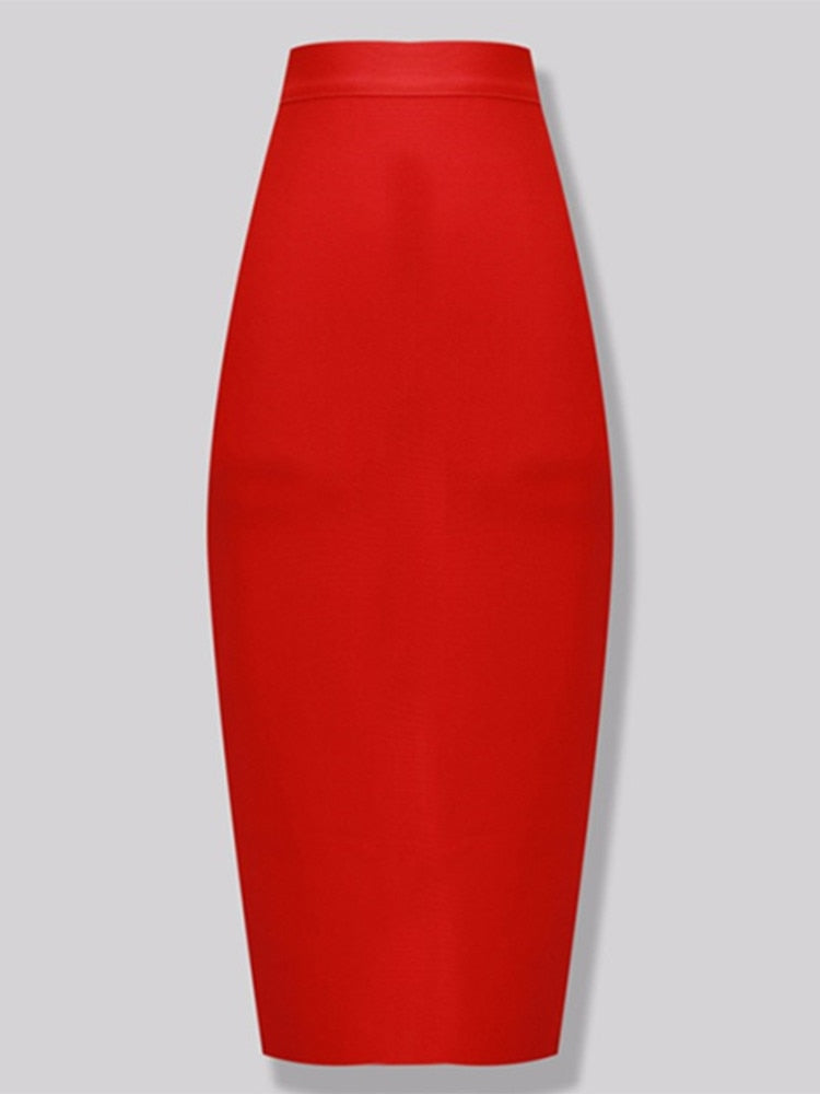 Women's Elegant Elastic Bandage Pencil Skirt - ChoreGirl